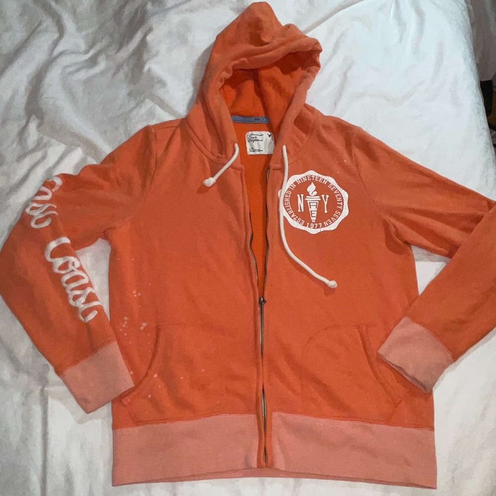 american eagle zip up hoodie